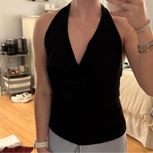 Wild Fable Black Halter Tank Top